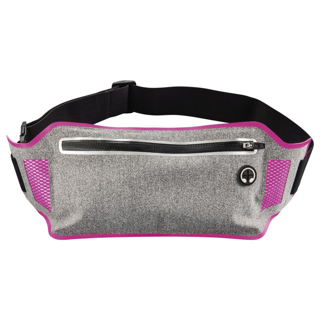 HAMA 177793  Running Sports Hip Pouch for Smartphones, grey pink