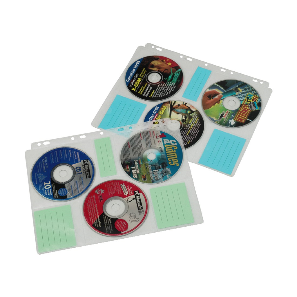 HAMA 49835  fólia na 6 CD DVD, DIN A4, balenie 10 ks