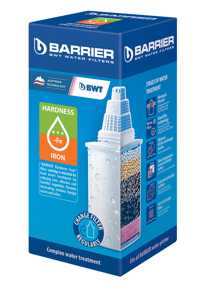 BARRIER 47003300  Hardness+Iron, náhradná filtračná patróna pre tvrdú a železitú