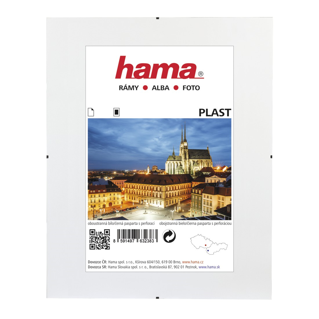 HAMA 67061601  clip-Fix, priehľadný plast, 70 x 100 cm