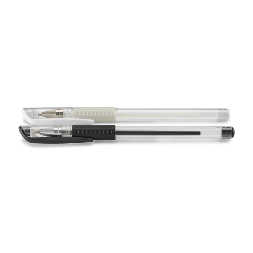 HAMA 7557  gélové guľôčkové pero Classic - set 2 farby (biela čierna)
