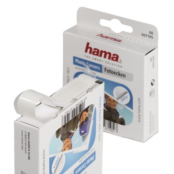 HAMA 7107  fotorožky samolepiace, transparentné, 500 ks