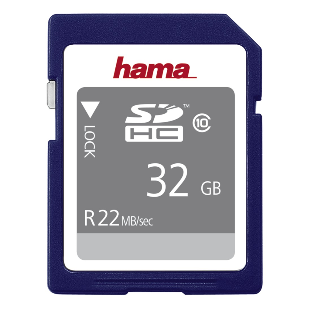 HAMA 104368  SDHC 32 GB 22 MB s CLASS 10