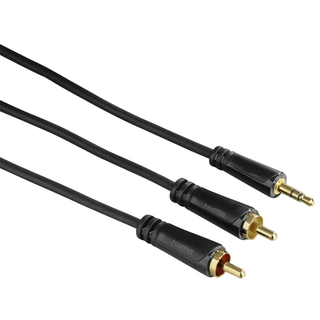 HAMA 122298  audio kábel jack - 2 cinch, 3*, 1,5 m