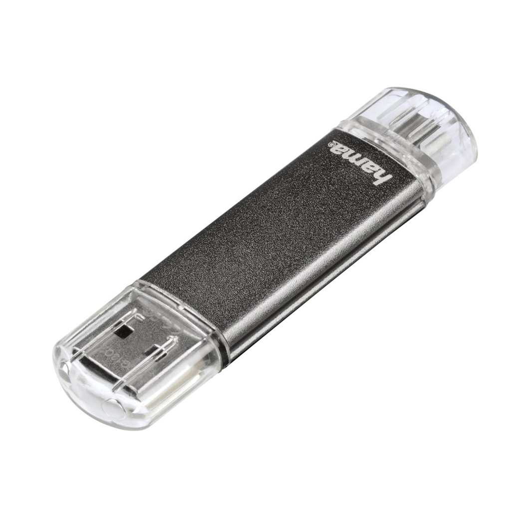 HAMA 123926  laeta Twin FlashPen, USB 2.0, 64 GB, 10 MB s, šedý