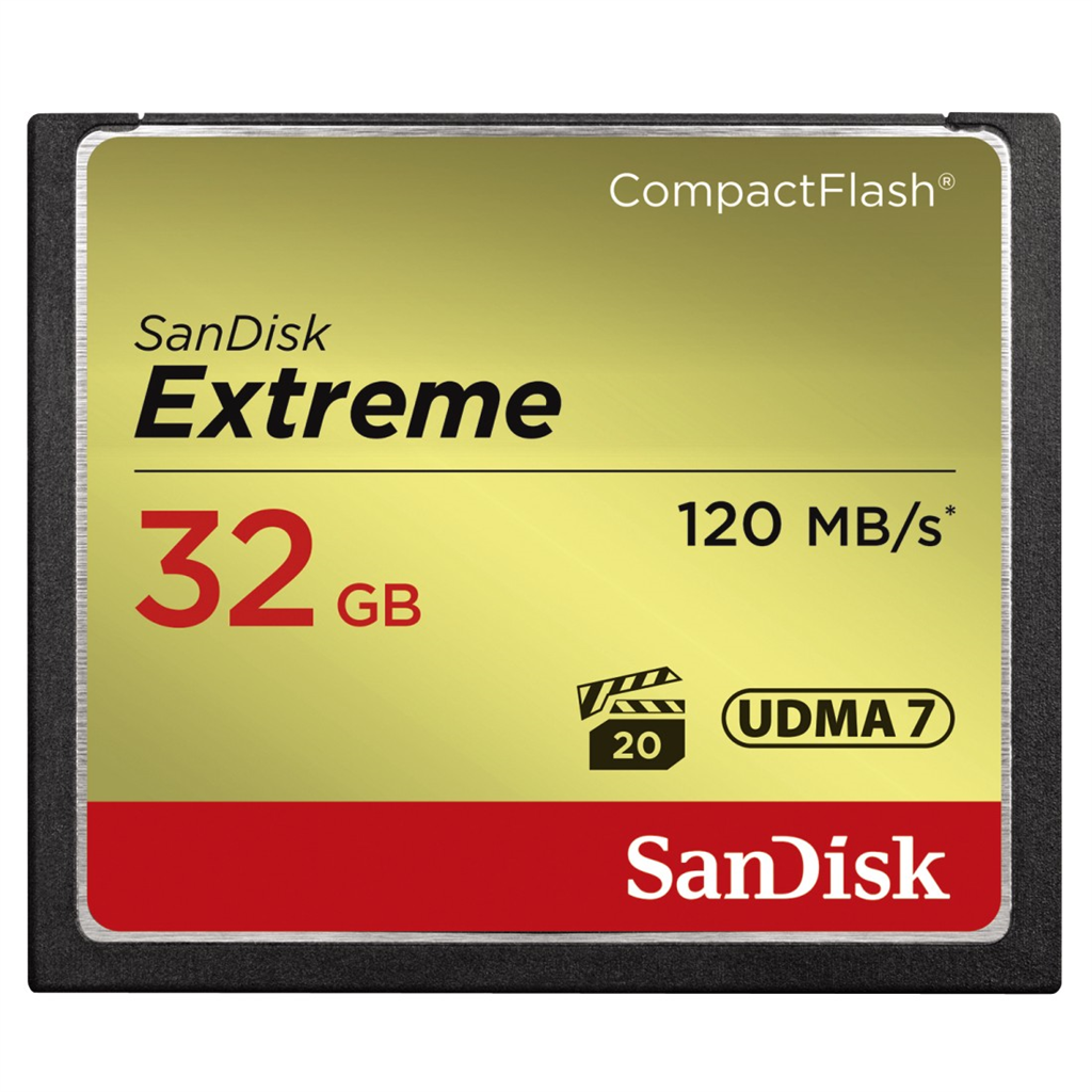 HAMA 124093 SanDisk Extreme CF 32 GB 120 MB s zápis 85 MB s UDMA7