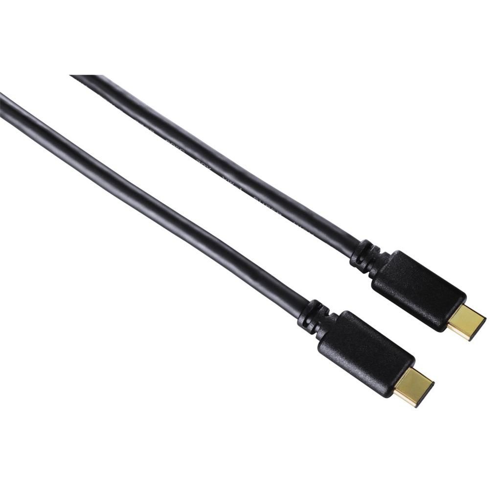 HAMA 135737  kábel USB-C 3.1 Gen1 PD, typ C vidlica - C vidlica, E-mark, 0,75 m