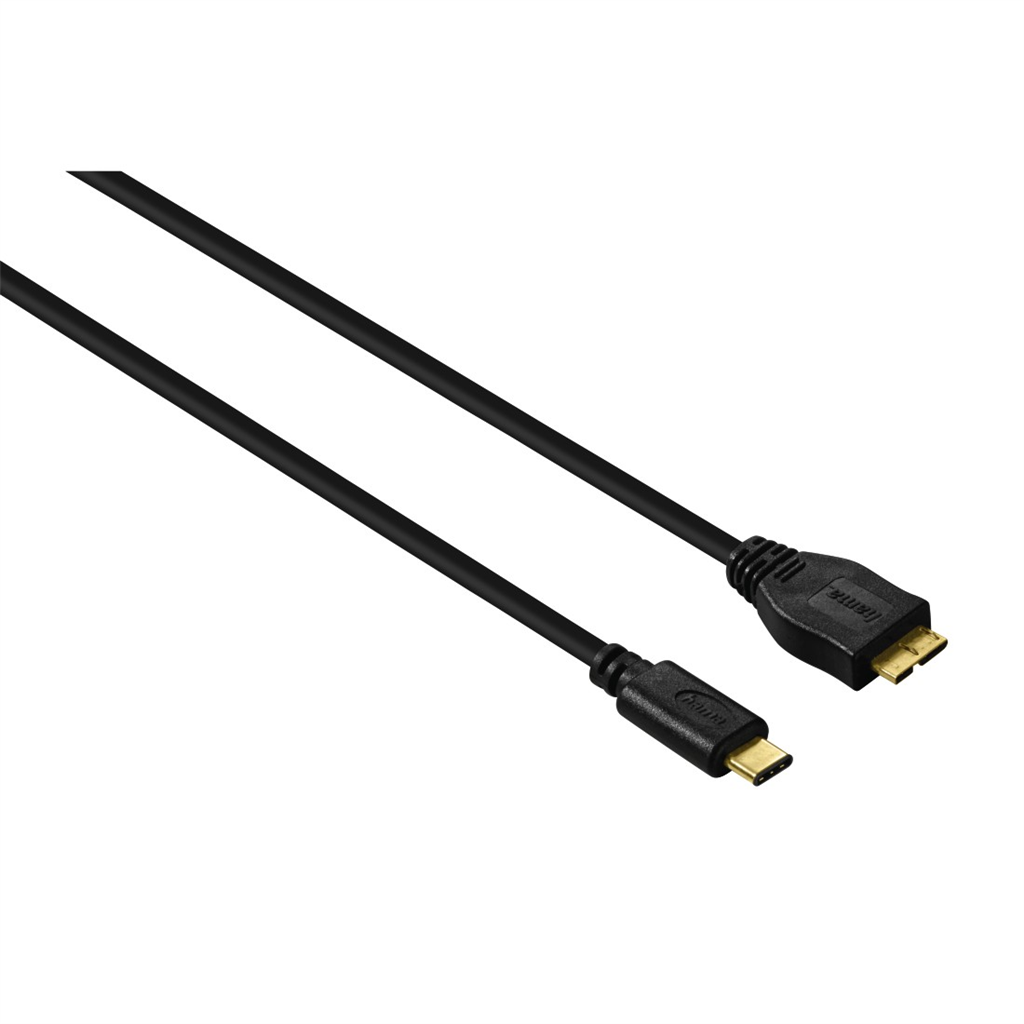 HAMA 135739  kábel USB-C 3.1 C vidlica - USB 3.1 micro B vidlica, 0,75 m