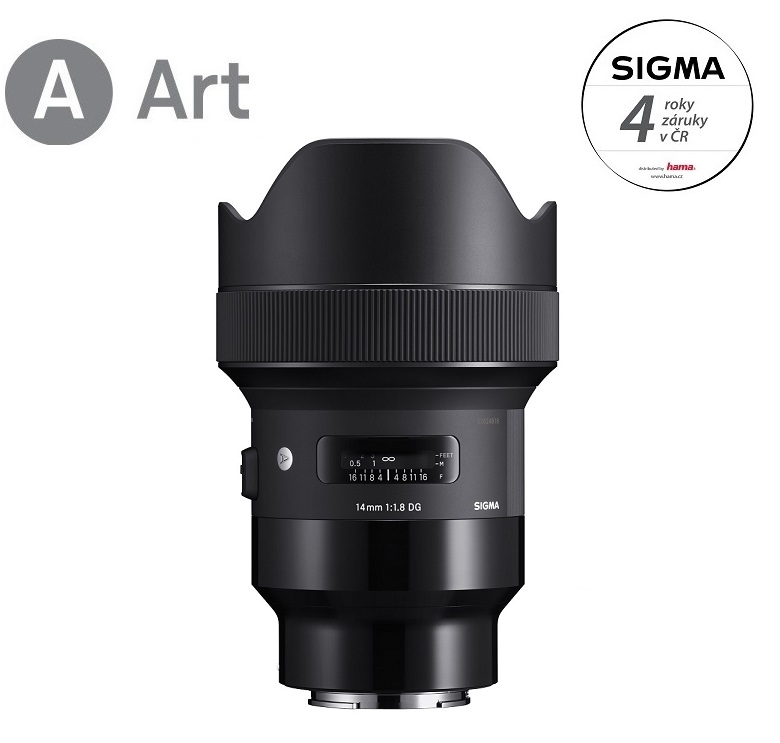 SIGMA 14130600  14 mm F1.8 DG HSM Art pre Sony E