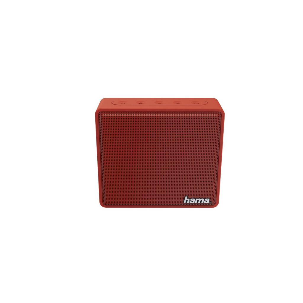 HAMA 173122  mobilný Bluetooth reproduktor „Pocket“, červený