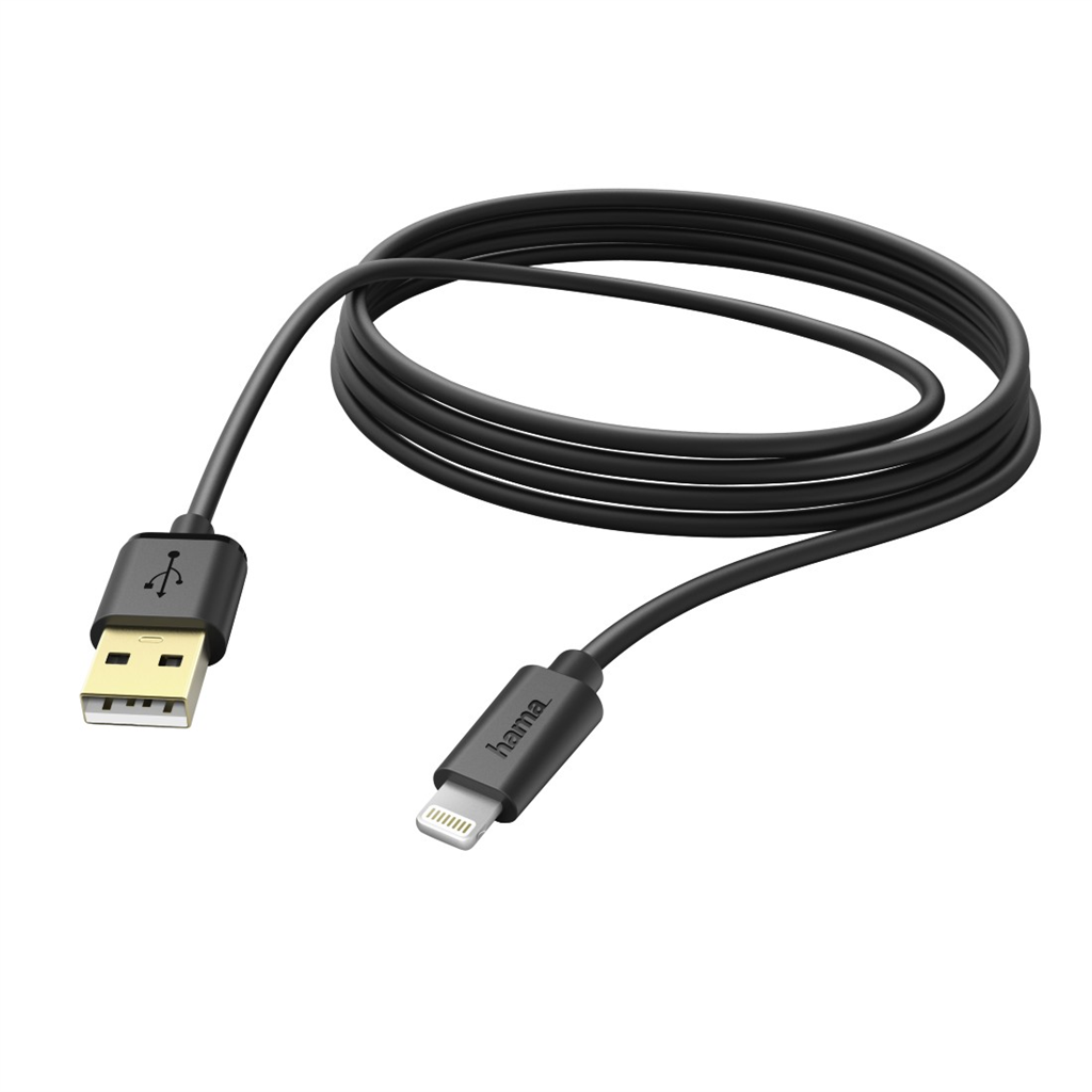HAMA 173787  MFI USB nabíjací dátový kábel pre Apple s Lightning konektorom, 3 m