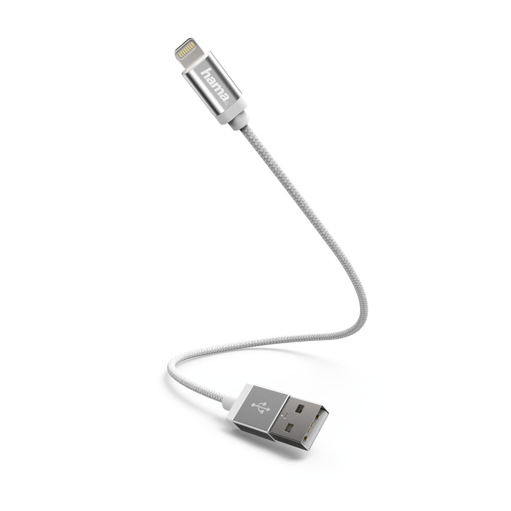 HAMA 178283  MFI USB nabíjací dátový kábel pre Apple, Lightning konektor, 0,2 m,
