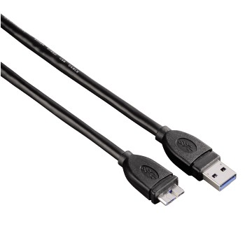 HAMA 54507  USB 3.0 Connecting Cable, A-plug - micro B-plug, 1.80 m