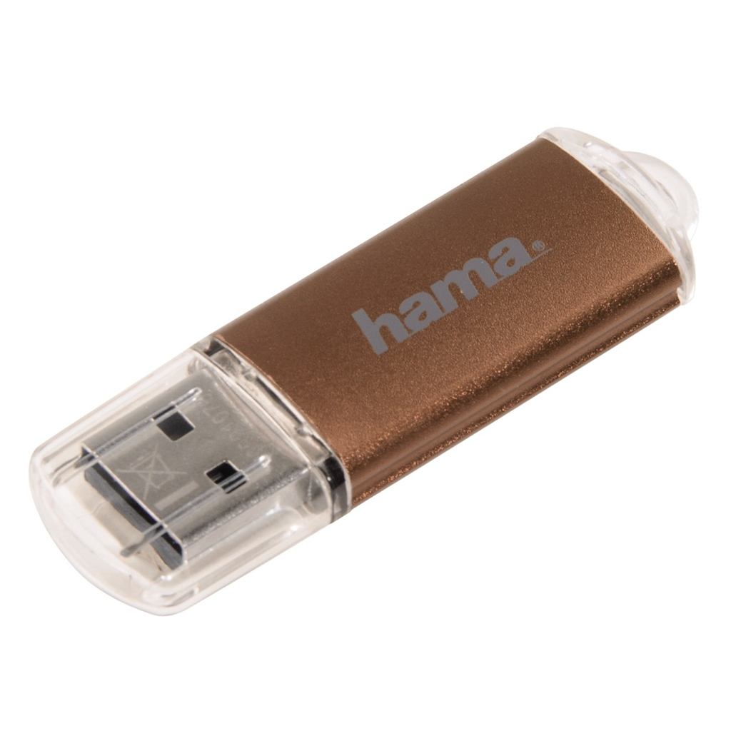 HAMA 91076  laeta FlashPen, USB 2.0, 32 GB, 66x, hnedý