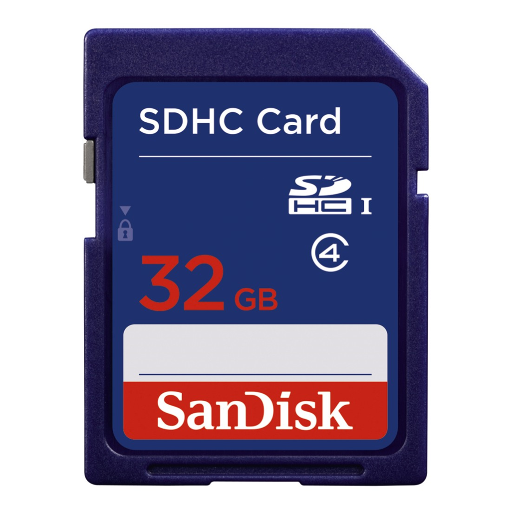 HAMA 94195 SanDisk 32 GB SDHC Class 4 Memory Card