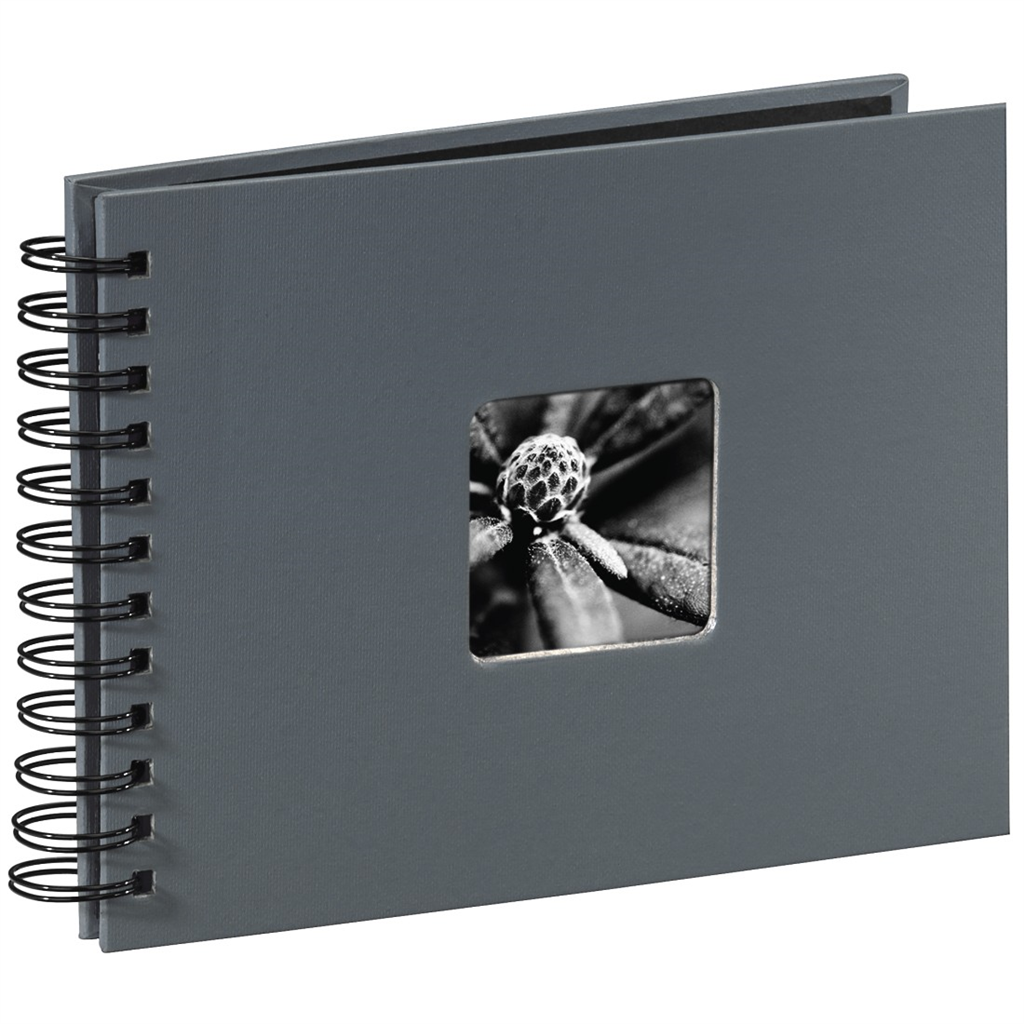 HAMA 94884  album klasický špirálový FINE ART 24x17 cm, 50 strán, šedý