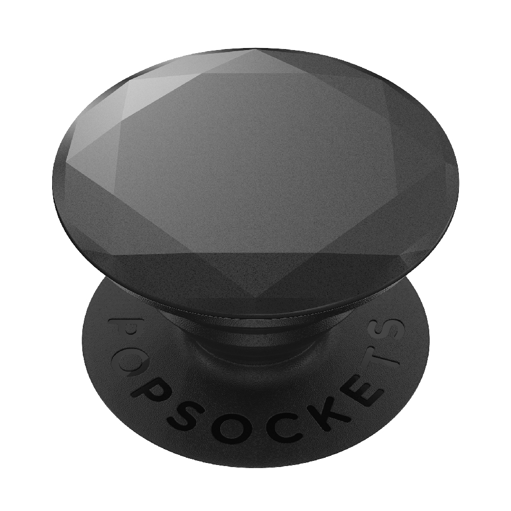 PopSockets 43123200  PopGrip Gen.2, Metalic Diamond Black, 3D diamant čierny, hl