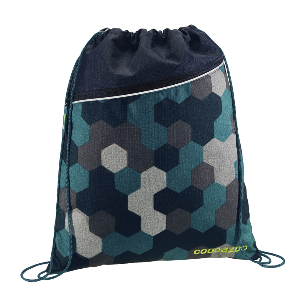 HAMA 183635 Športový vak na chrbát coocazoo RocketPocket, Blue Geometric Melange