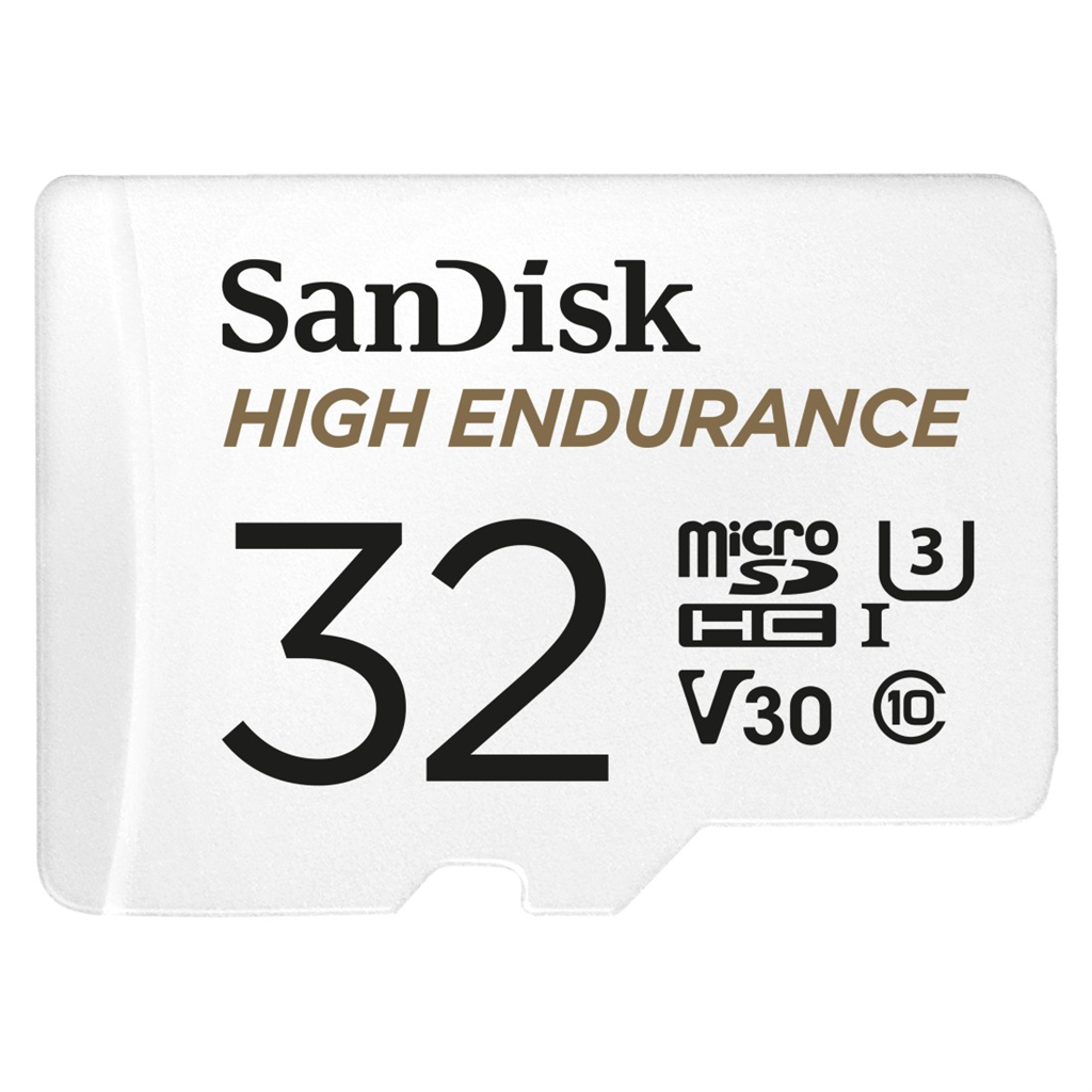 HAMA 183565 SanDisk microSDHC High Endurance Video 32 GB C 10 U3 V30, adaptér, N