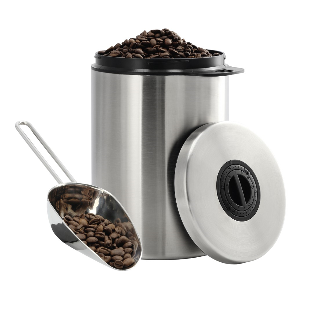 Xavax 111250  nerezová nádoba na 1 kg kávových zŕn, s dávkovacou lopatkou