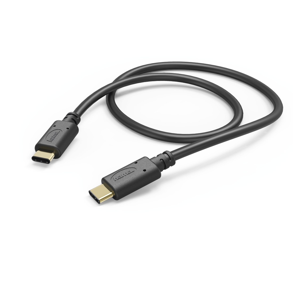 HAMA 183329  kábel USB-C 2.0 typ C vidlica - C vidlica, 1,5 m, čierny