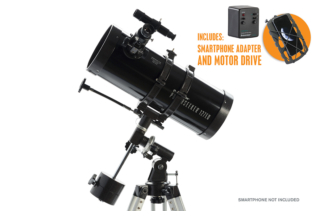 Celestron 28216610  PowerSeeker 127 1000 mm EQ teleskop zrkadlový motorizovaný (