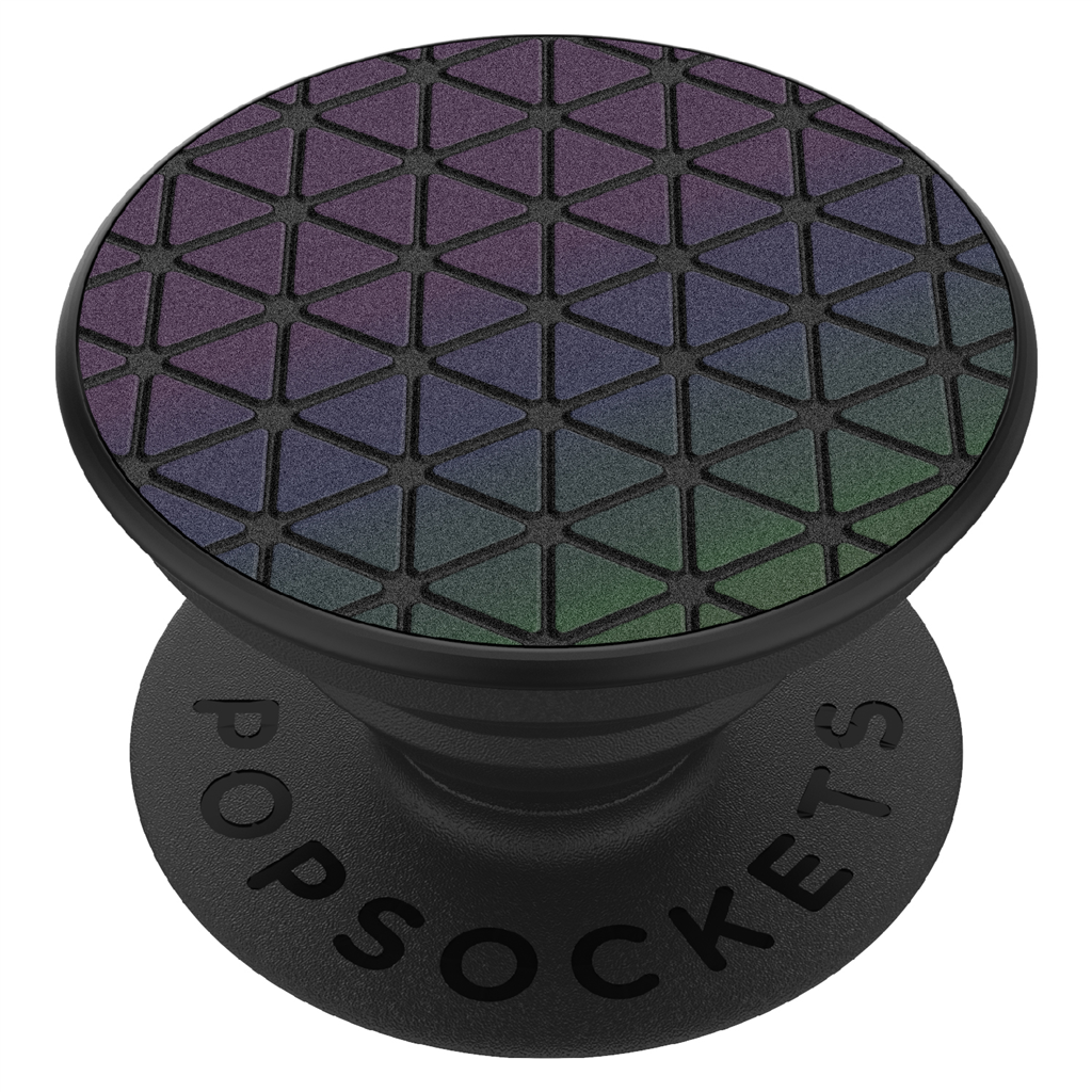 PopSockets 43124400  PopGrip Gen.2, Reflective Chromatic Grid, reflexný povrch