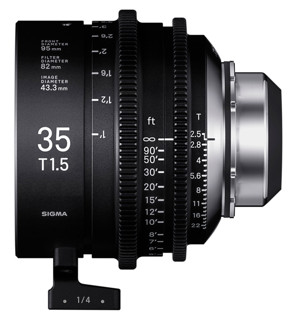 SIGMA CINE 14306700  35mm T1.5 FF F AP2 METRIC iTechnology pre Arri PL
