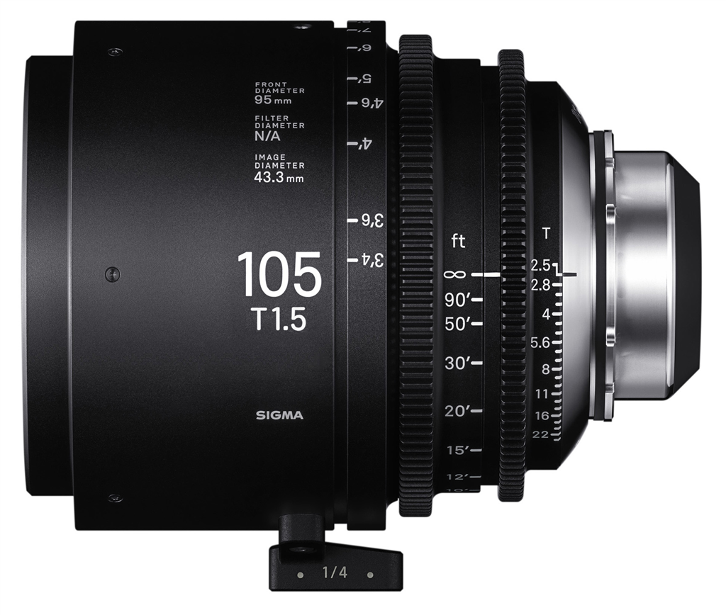 SIGMA CINE 14311700  105mm T1.5 FF F AP2 METRIC iTechnology pre Arri PL