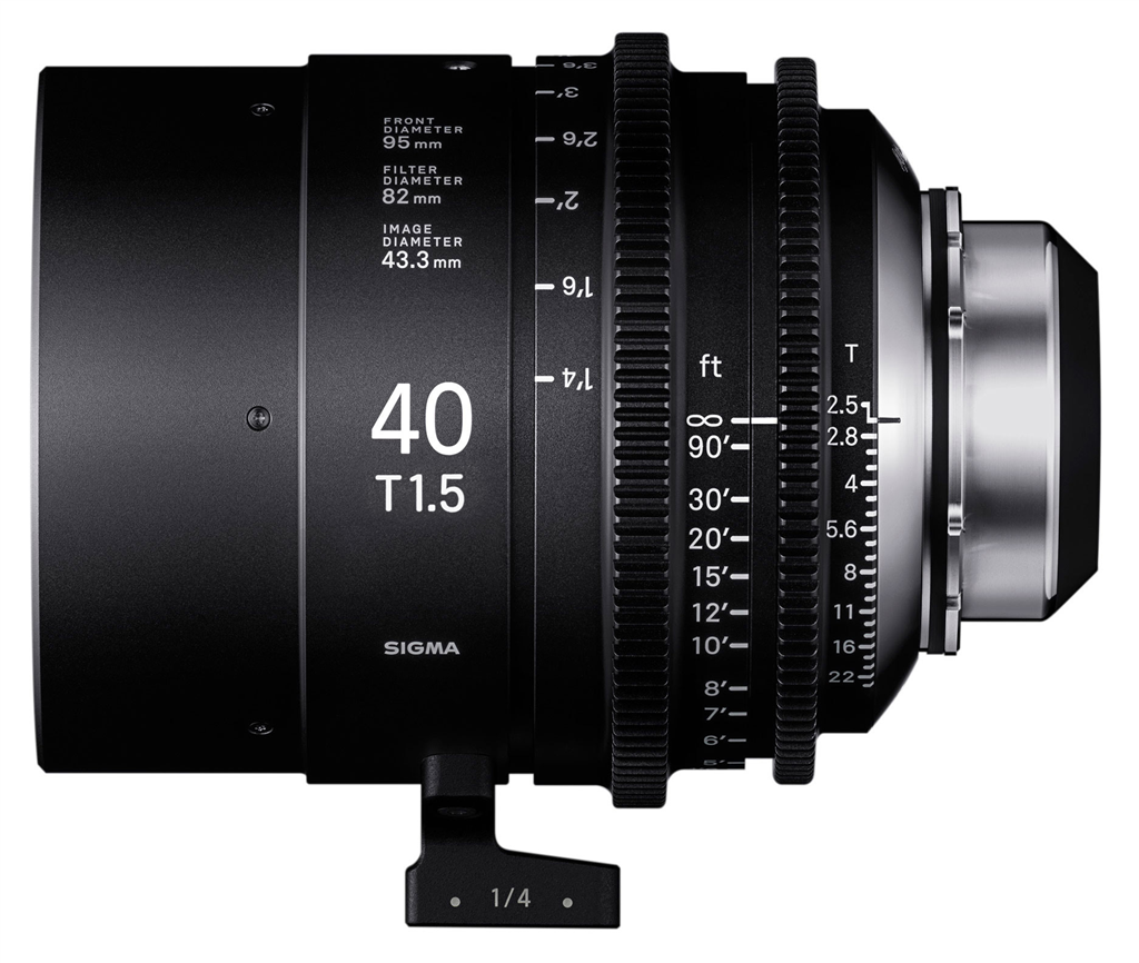 SIGMA CINE 14315700  40mm T1.5 FF F AP2 METRIC iTechnology pre Arri PL