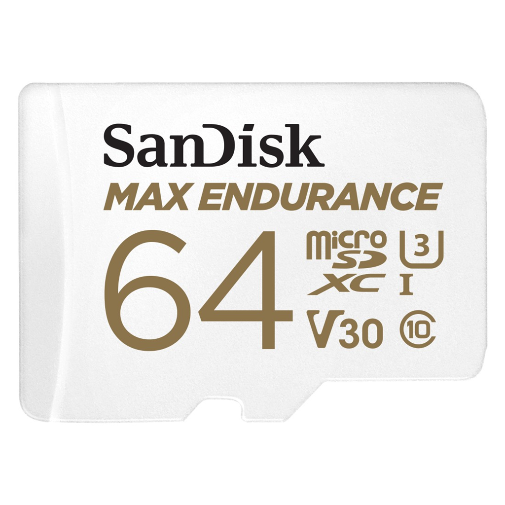 SanDisk 186473 ® MAX ENDURANCE microSDXC™ Card s adaptérem 64 GB