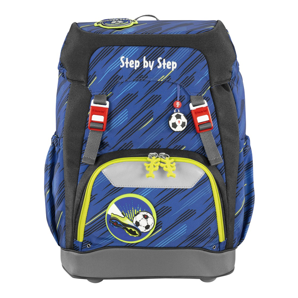 HAMA 129658 Školský ruksak Step by Step GRADE Fotbal + BONUS Dosky na zošity za