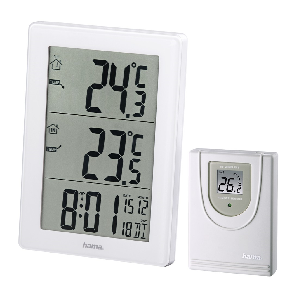 HAMA 186308  EWS-3000 meteostanica, biela