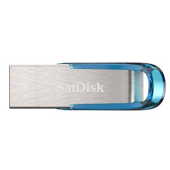 HAMA 173480 SanDisk Ultra Flair™ USB 3.0 64 GB, tropická modrá