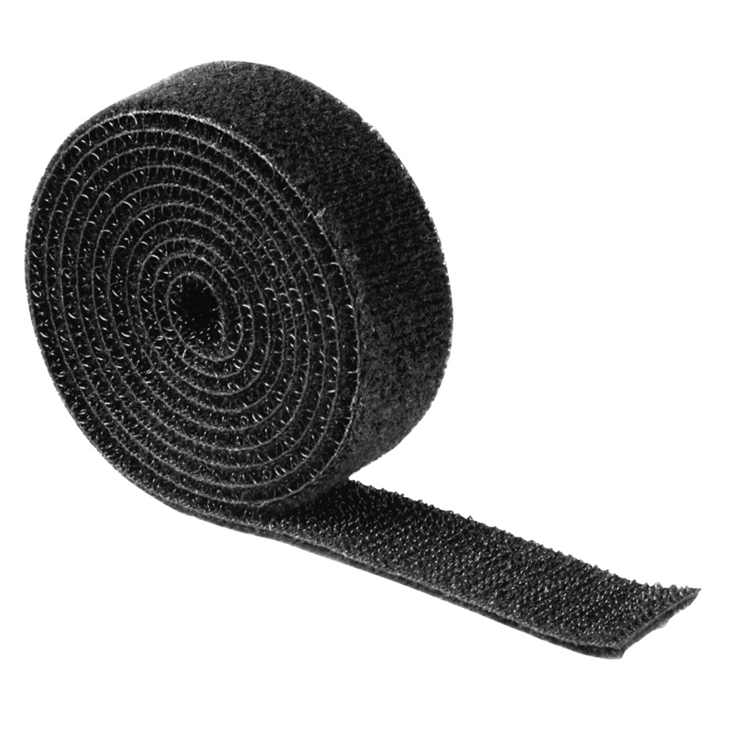 HAMA 20543  univerzálna sťahovacia páska, suchý zips, 1m, čierna