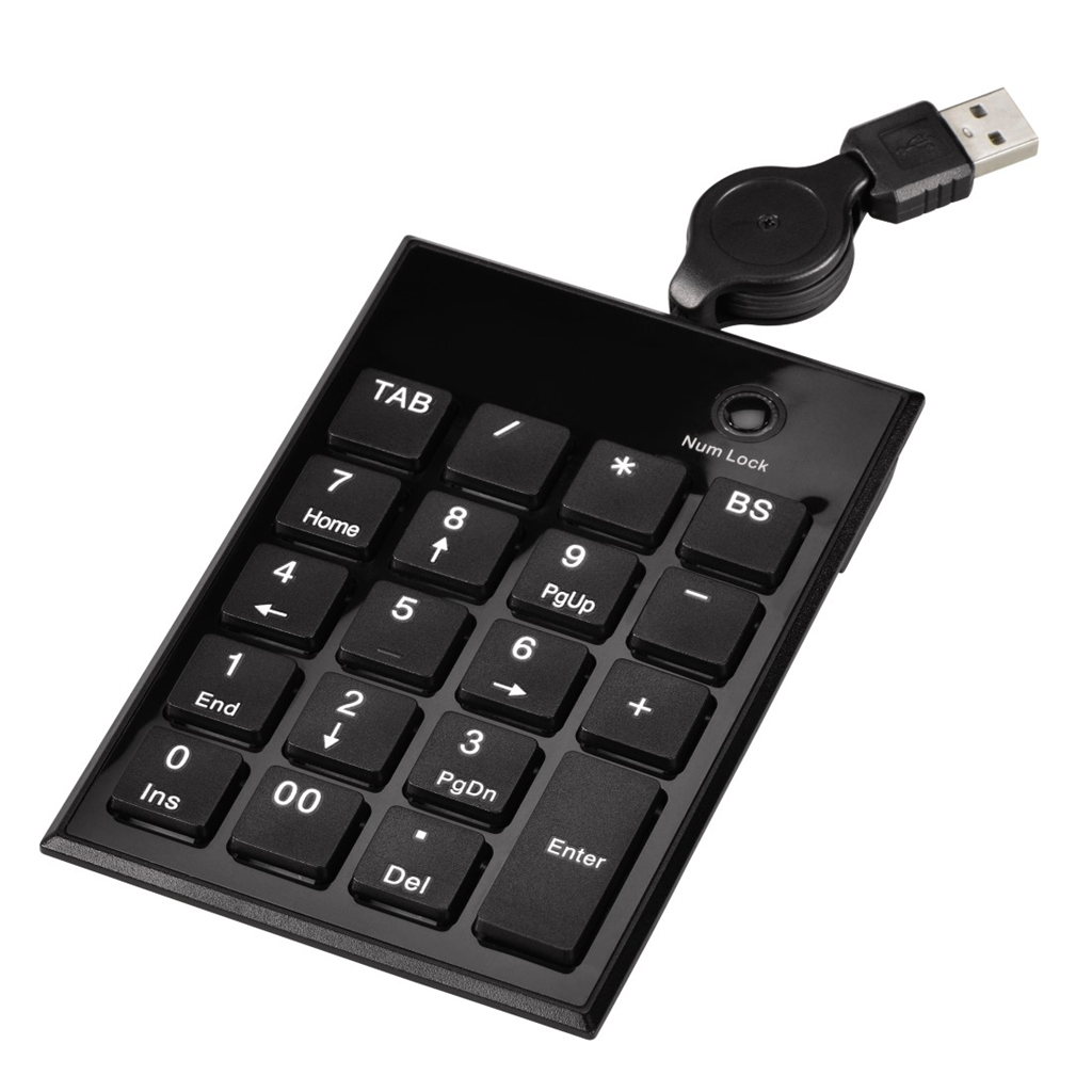 HAMA 50448  numerická klávesnica SK140 Slimline, čierna