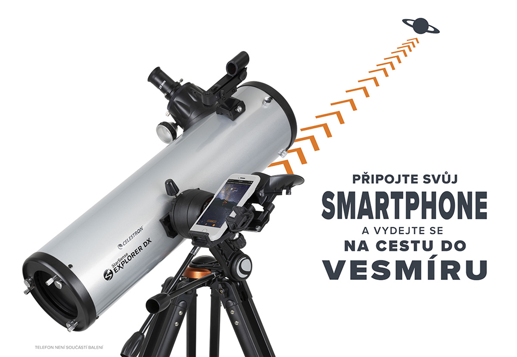 Celestron 28221110  StarSense Explorer DX 130 650 mm AZ teleskop zrkadlový (2246