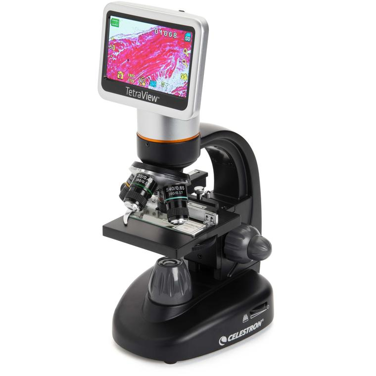 Celestron 28224680  mikroskop TetraView 4,3" LCD 40-1600x (44347)