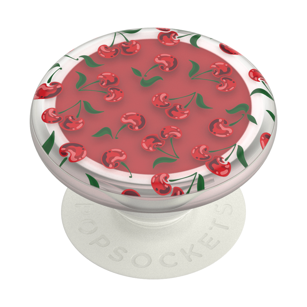 PopSockets 43134300  Gen.2 PopLips, Sweet Cherry, s balzamom na pery, čerešňa