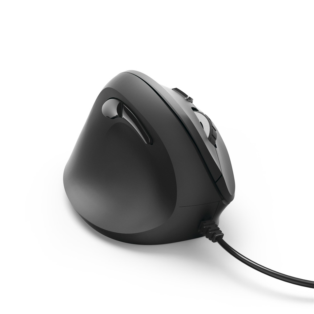 HAMA 182696  vertikálna ergonomická káblová myš EMC-500L pre ľavákov, čierna