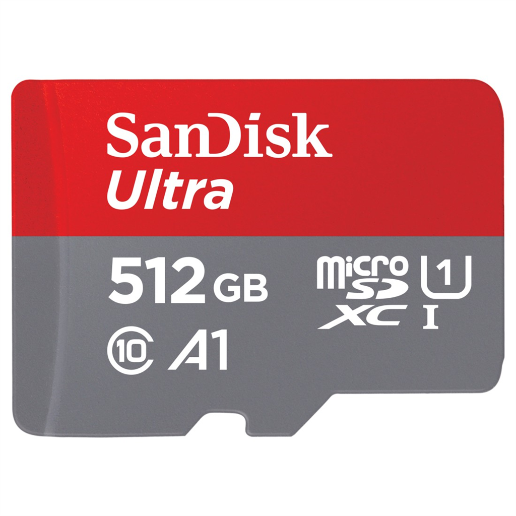 HAMA 186509 SanDisk Ultra microSDXC 512 GB 120MB s  A1 Class 10 UHS-I, s adaptér