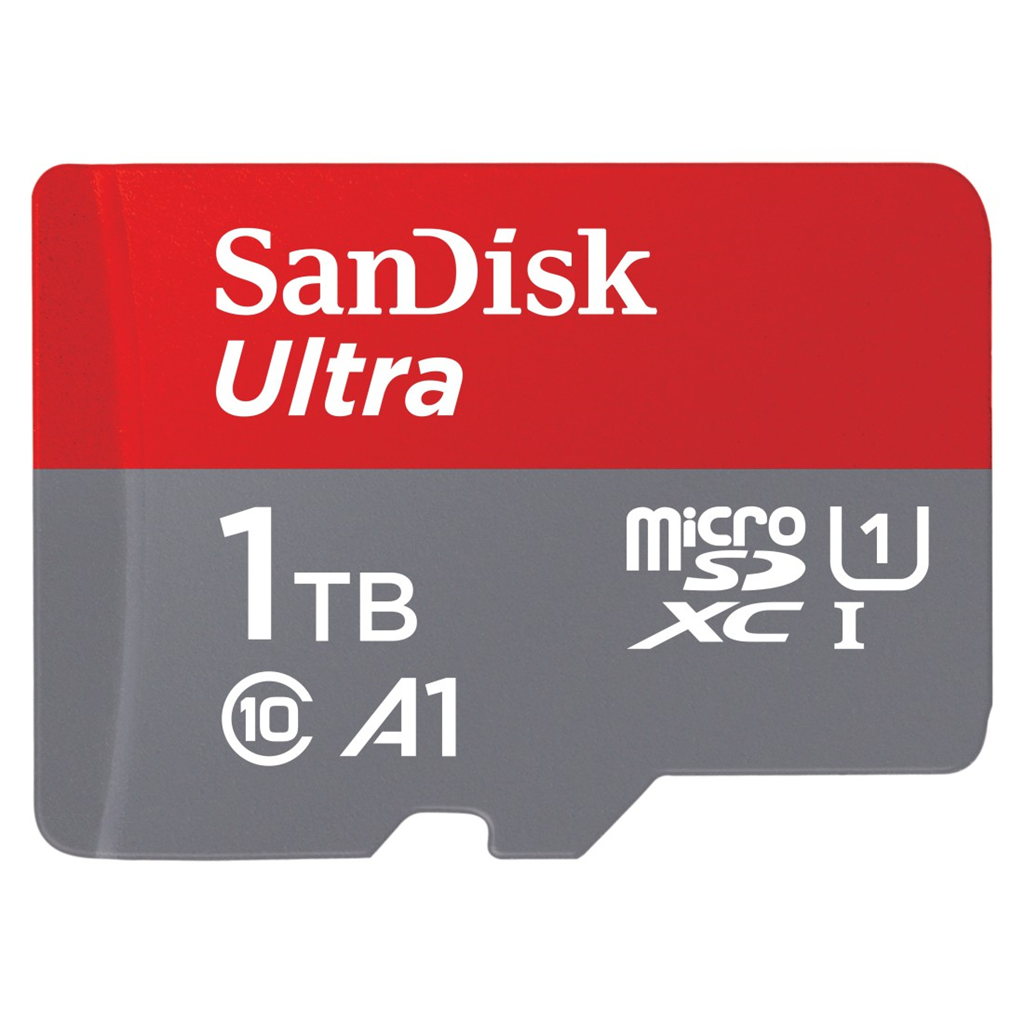 HAMA 186510 SanDisk Ultra microSDXC 1 TB 120MB s  A1 Class 10 UHS-I, s adaptérom