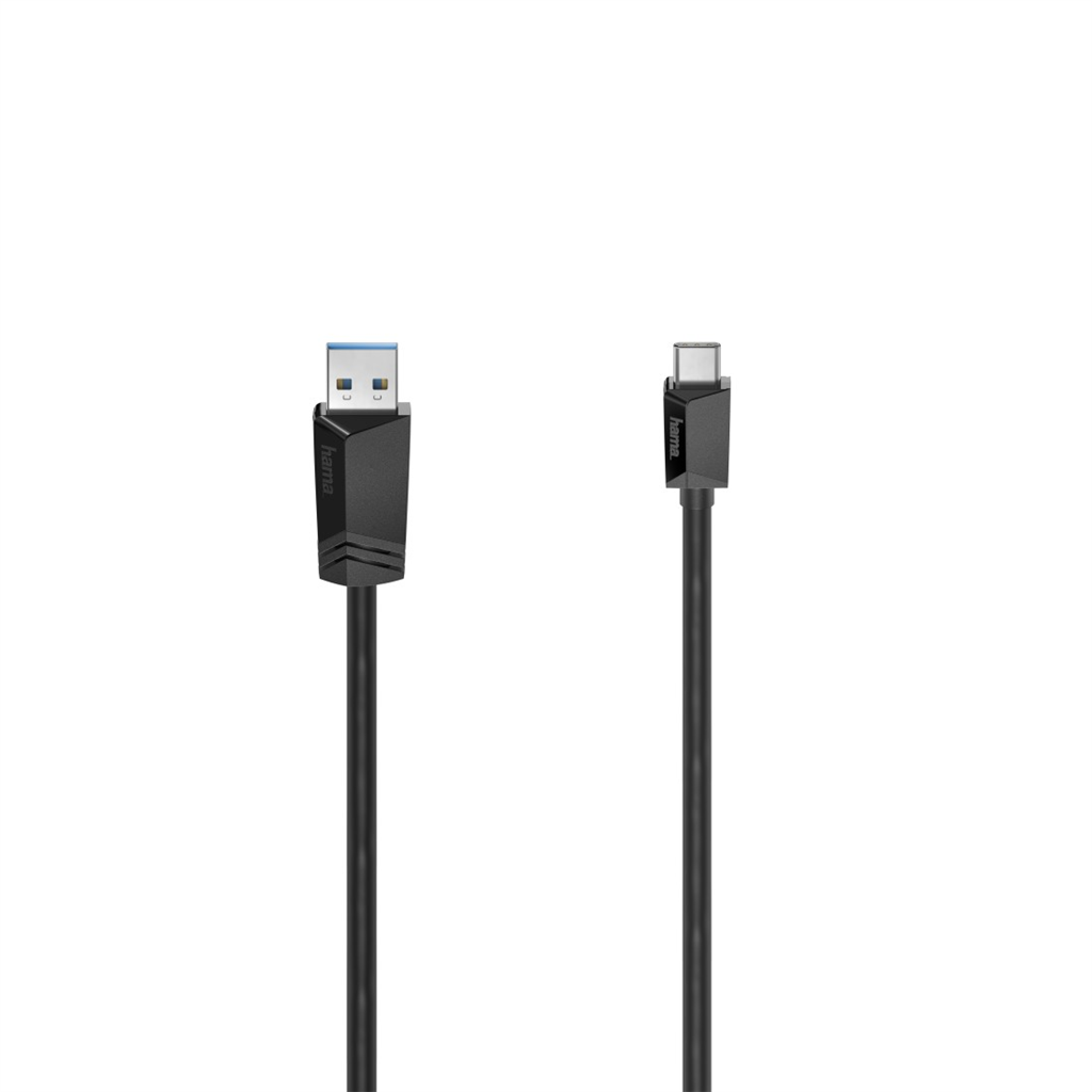 HAMA 200651  USB-C 3.2 Gen1 kábel typ A-C 0,75 m, čierny