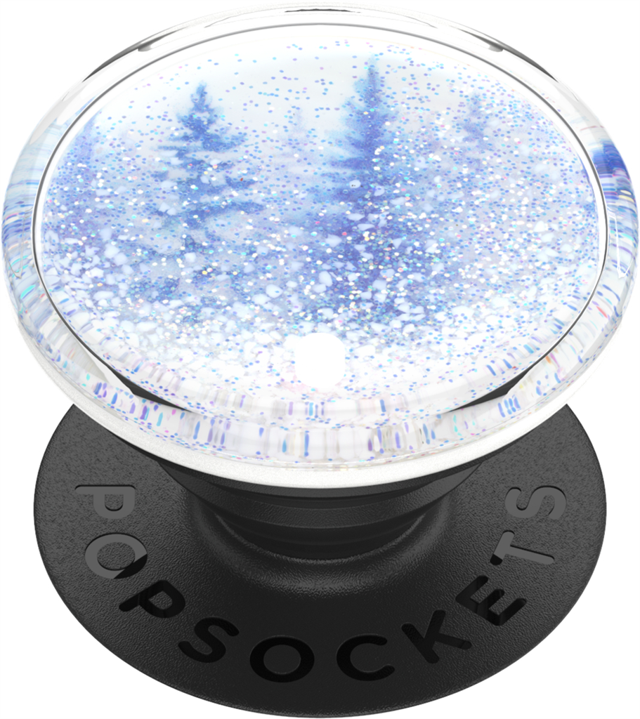 PopSockets 43134600  PopGrip Gen.2, Tidepool Snowglobe Forest, zimný les v tekut