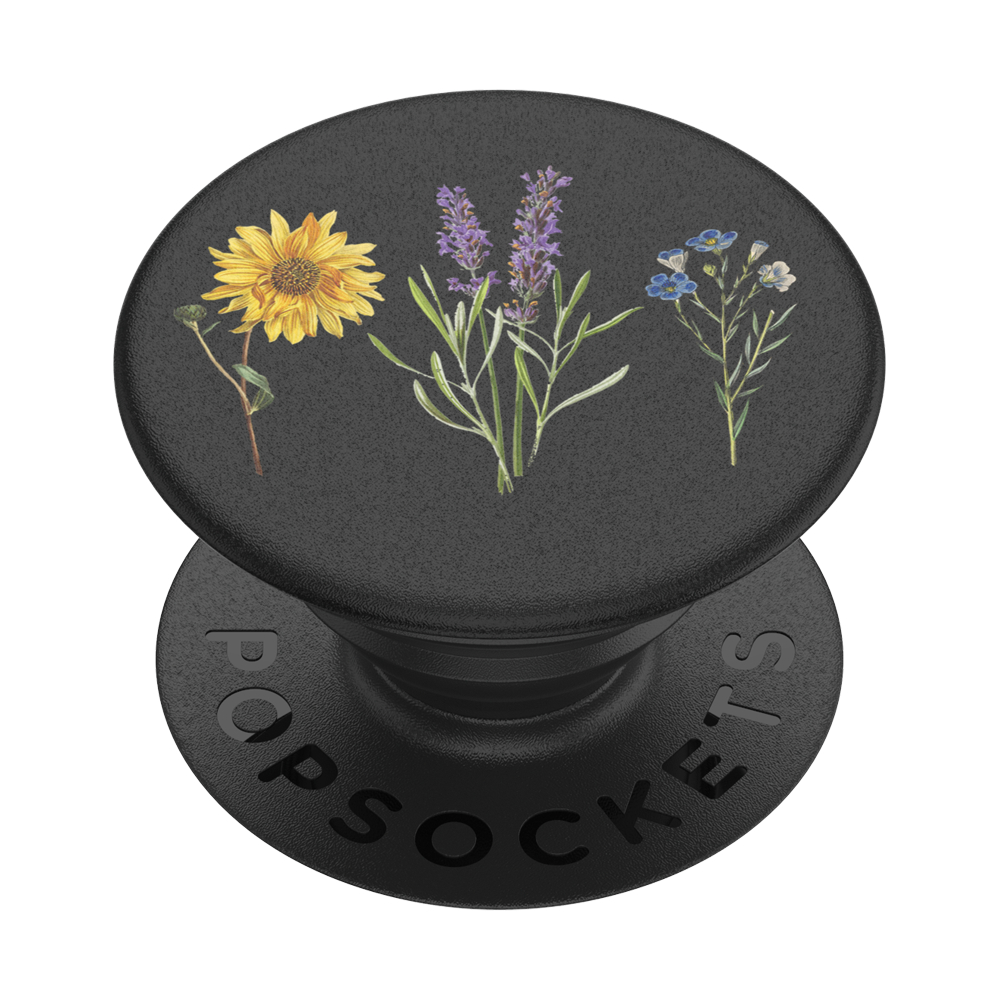 PopSockets 43136500  PopGrip Gen.2, Vintage Garden Black, kvetiny na čiernom pod