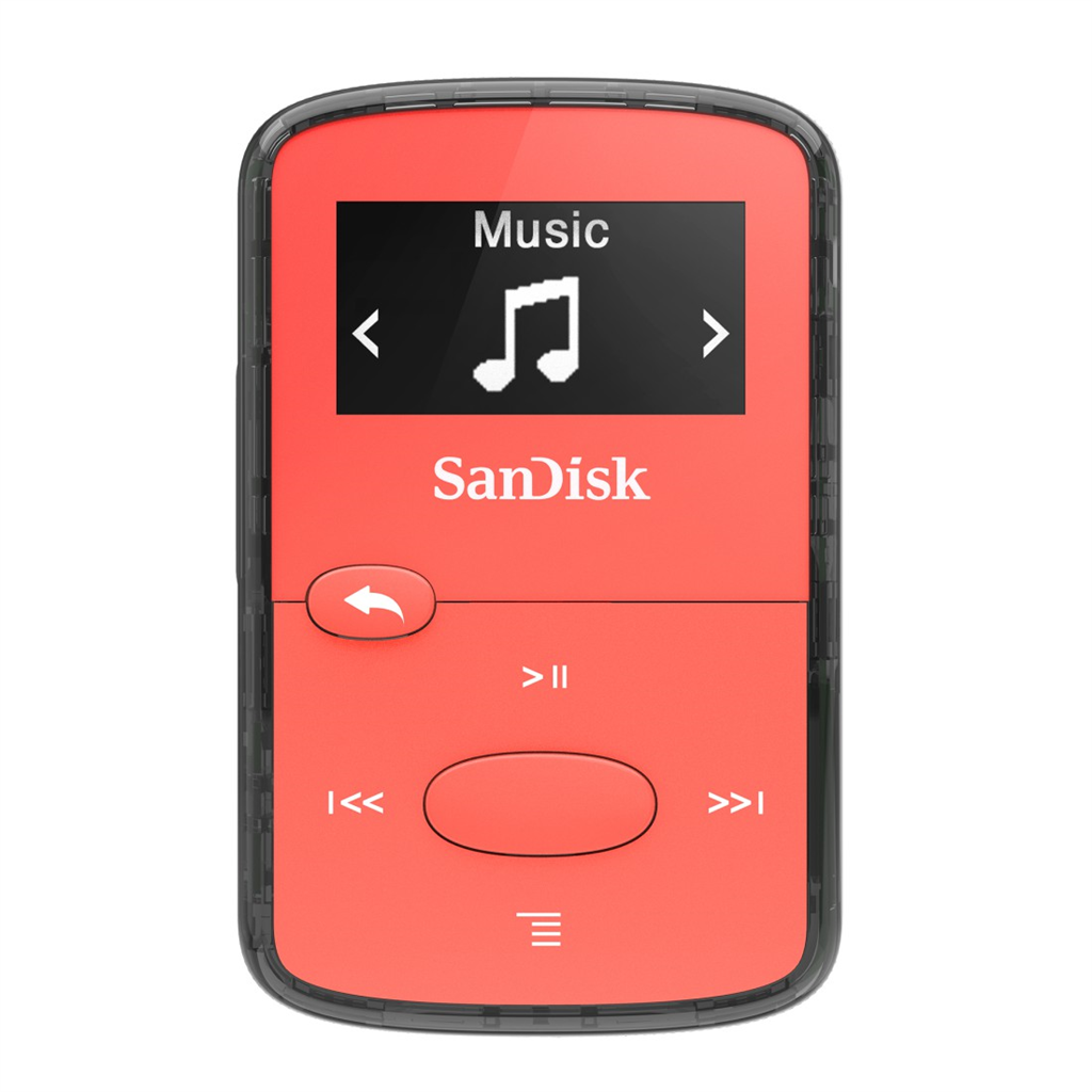 HAMA 121515 SanDisk MP3 Clip Jam 8 GB MP3, červená