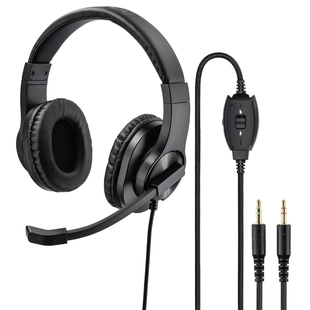 HAMA 139925  PC Office stereo headset HS-P300, čierny