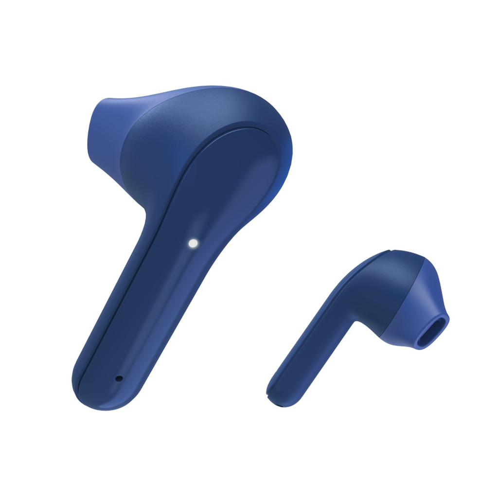 HAMA 184074  Bluetooth slúchadlá Freedom Light, kôstky, nabíjacie puzdro, modré
