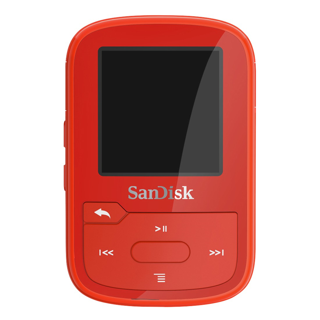 SanDisk 121523  Clip Sport Plus 32 GB červená