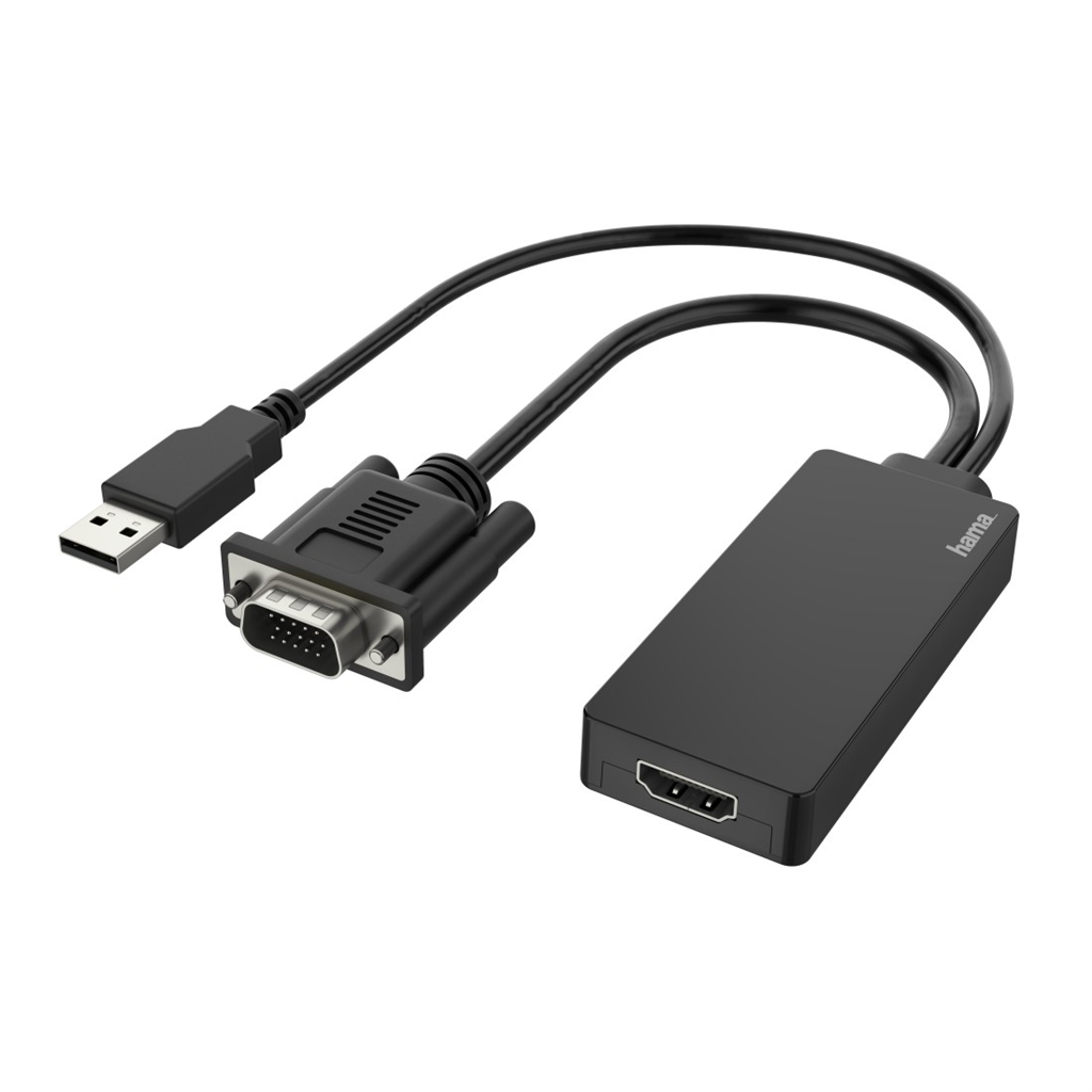 HAMA 200342  AV prevodník VGA na HDMI, Full HD